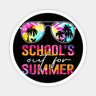 School's Out For Summer Magnet